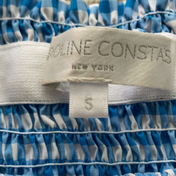 Caroline Constas Appolonia Gingham Dress Size S - Picture 5 of 6